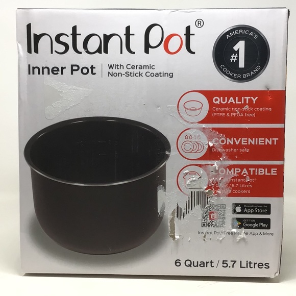 Instant Pot Other - Instant Pot Ceramic Inner Cooking Pot 6 Quart